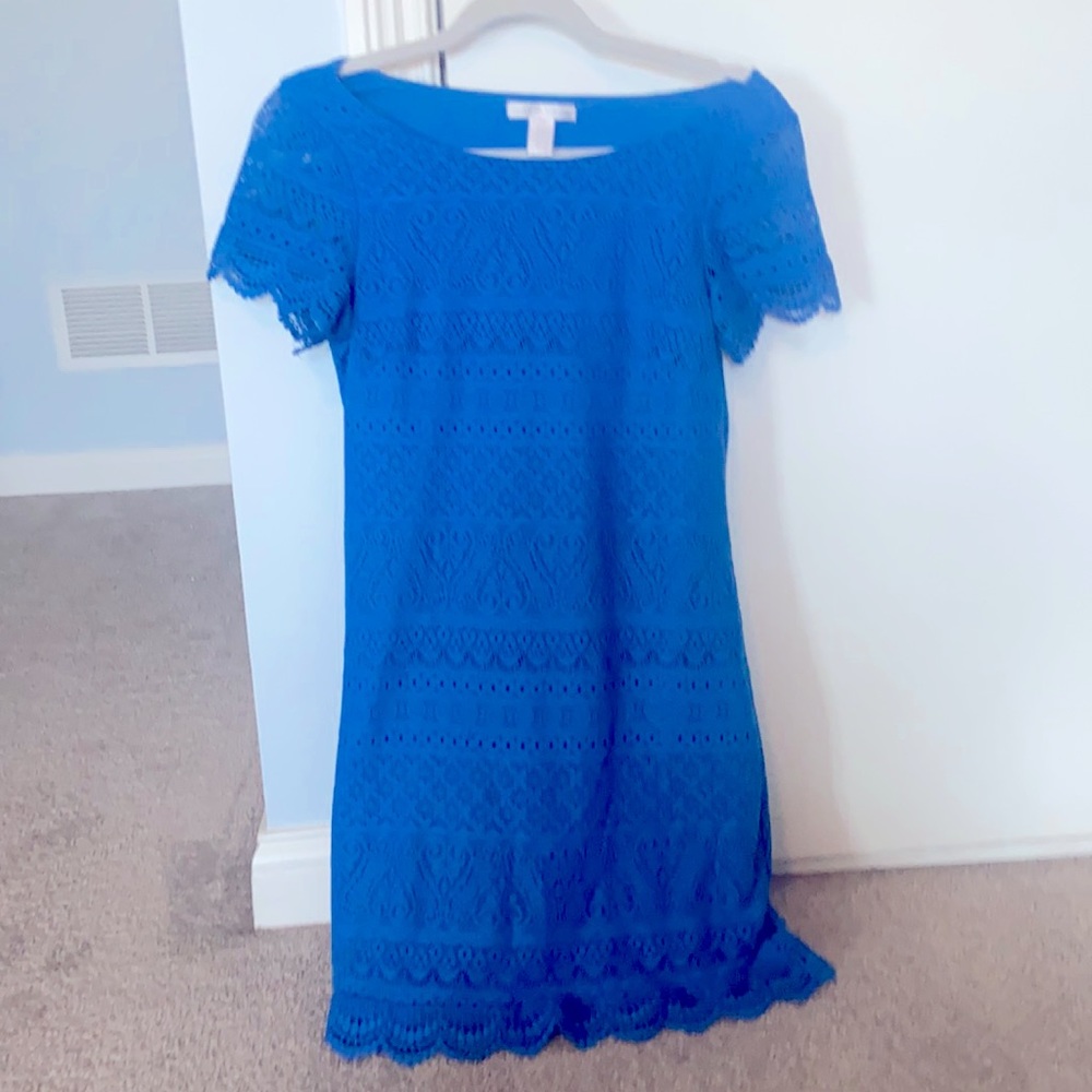 Beautiful blue lacy dress